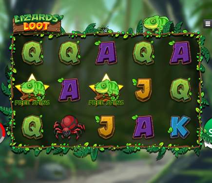 Lizards Loot Game435x375