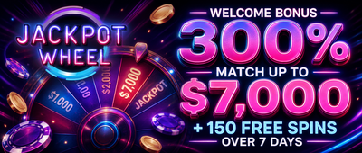 300% Match Up To $7000 +150 FREE SPINS