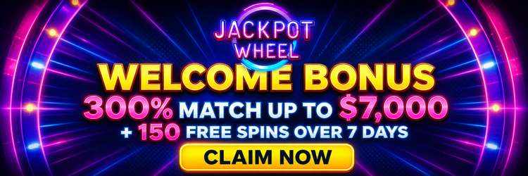 Welcome bonus 300% match up to $7,000 plus 150 free spins over 7 days