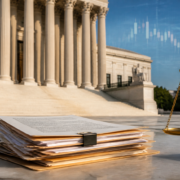 prediction market Supreme Court editorial illustration