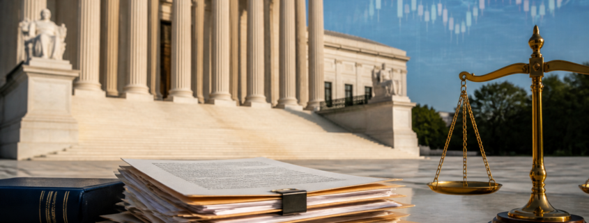 prediction market Supreme Court editorial illustration