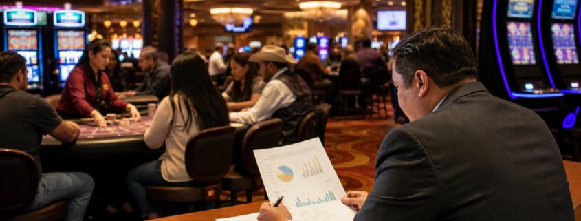 tribal casino revenue editorial news image