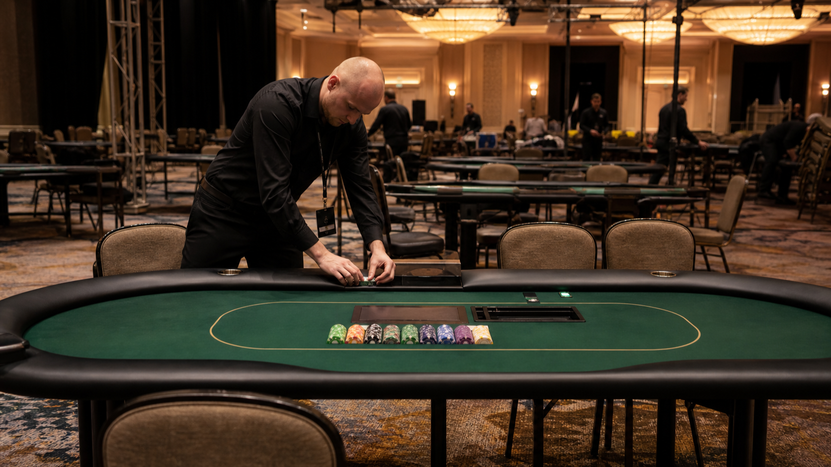 Virginia poker tournament editorial news image