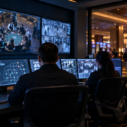 Editorial illustration for AI Casino Surveillance: G2E Panel Weighs Benefits and Challenges