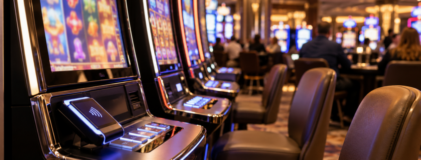 Editorial illustration for Cashless Slots Arrive in Nevada Casino Technology Push