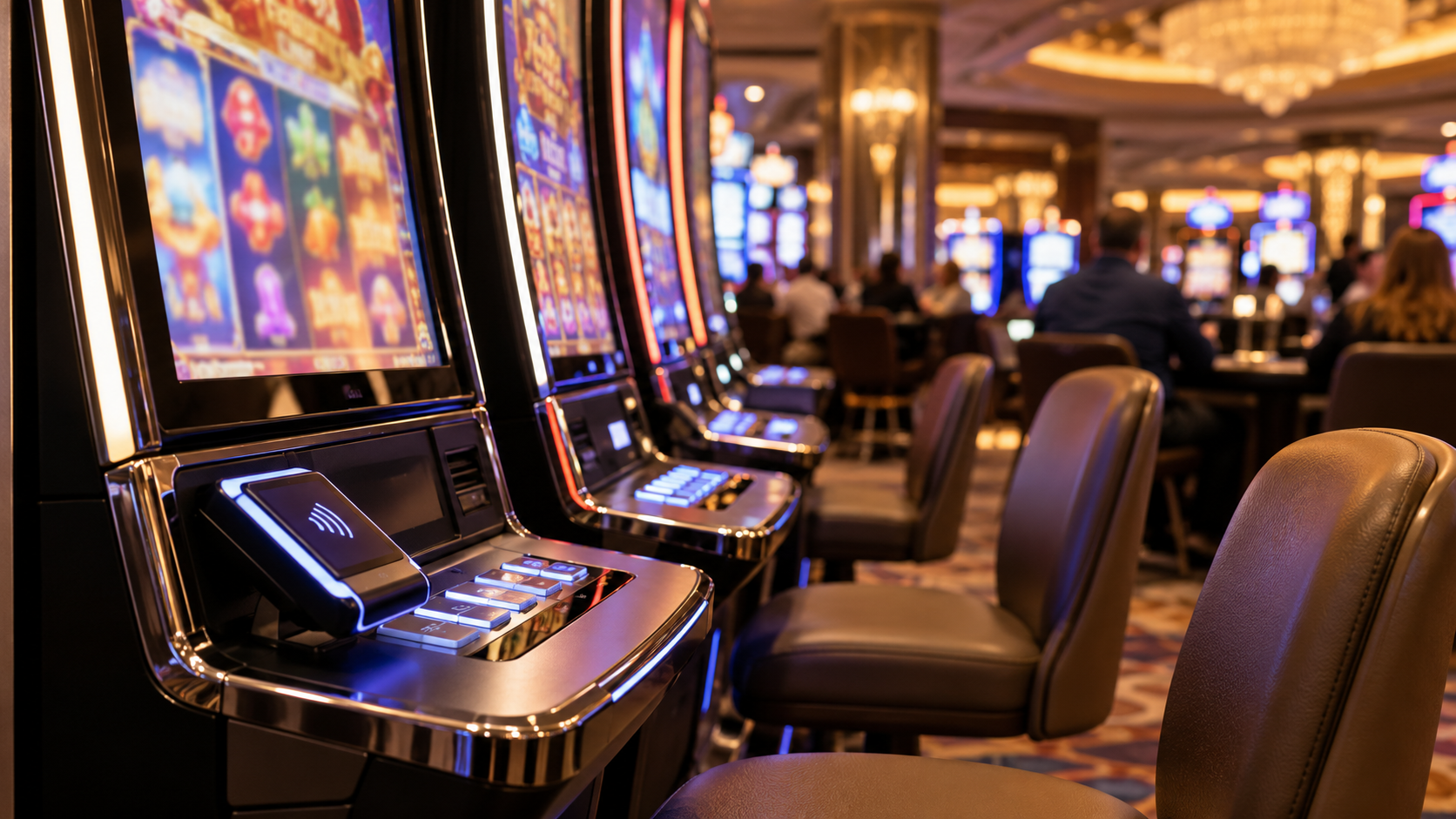 Editorial illustration for Cashless Slots Arrive in Nevada Casino Technology Push