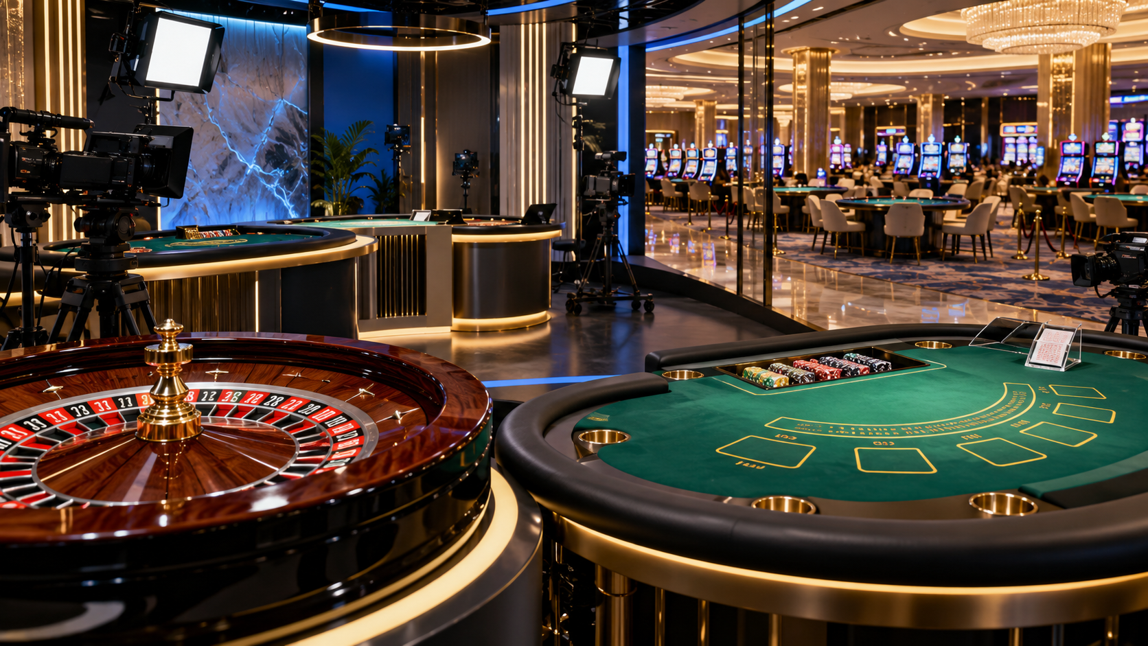 Editorial illustration for Online Table Games: AGS Says Digital Offerings Can Support Land-Based Play